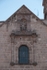 San Agustín, façade, choir loft window & gable pediment