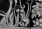 El Divino Señor, lower cloister walk mural, rabbit
