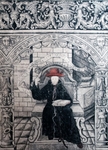 Upper tier, central mural