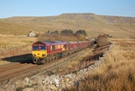 15.4.14 - 66198 6E52 Carlisle Yard - Cottam PS, Ais Gill summit