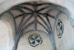 Upper cloister walk, testera ribbed vault