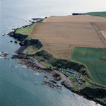 A00737B Coastline South of Lunan Bay from above Ethie Haven in 2018