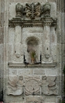 Façade portal, sculpture niche (right)
