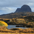 Loch Druim Suardalain and Suilven, Assynt