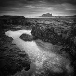 Rock Pool, Bamburgh (square format)