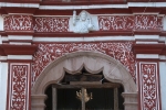 Santa María, façade portal, mixtilinear archivolt & architrave