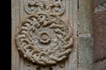 SS Pedro & Pablo, façade portal, right pilaster rosette