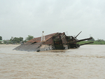 070119 Sunken Ship in Suriname River