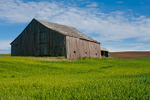Palouse Barn and Clouds