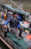 China Shanghai Zhu Jia Jiao water town fisherman on boat