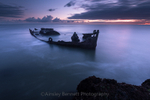 ab302 Compton wreck dusk
