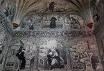 Cloister stairwell murals