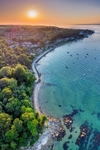 z3917 The Setting Sun, Seagrove Bay
