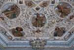 Cupola detail, musicians & holy virgins