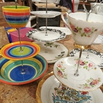 Various cake stands