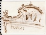 Sketch from Rome - Aquaduct Paulus