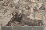 Portería mural, genealogical tree of St. Francis, detail