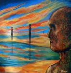 Iron in Fiery Skies (SOLD)