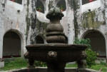 Santiago Apóstol, cloister fountain, basin & finial