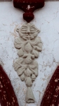 San Esteban, N atrial gate, arch spandrel relief