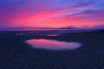 Sunset over Allonby Beech, Cumbria    ref 4949