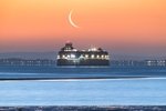 ab496 Moonrise over No Mans fort