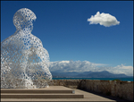 Antibes - Sculpture & Cloud