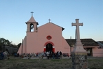 San Miguel Arcángel, façade & atrial cross