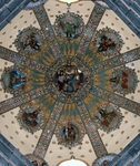 Santa Inés, cupola, archangels & Trinity