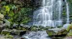 Middle Black Clough waterfall