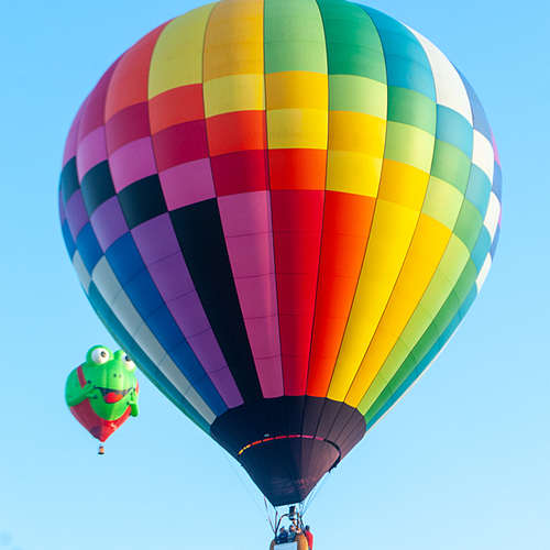 From the Friday morning launch at the Atlantic Balloon Fiesta