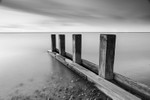Findhorn Pilings long exposure Mono