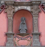 San Juan del Rio, Querétaro, Santo Domingo, lateral doorway niche