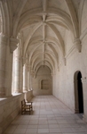 Lower cloister walk, ribbed vaults