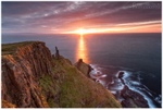 Sunset at Lacada Point, Giants Causeway (IMG0865)