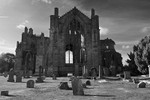 Melrose Abbey - 8761 bw