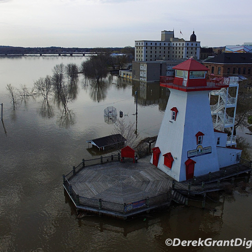Spring Flood 2018 Fredericton New Brunswick Canada