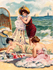 Victorian Beach Scene 3