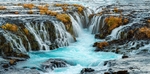 Bruarfoss Waterfall.