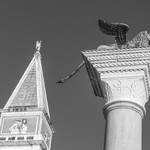 St Mark's Campanile and the Lion of Venice