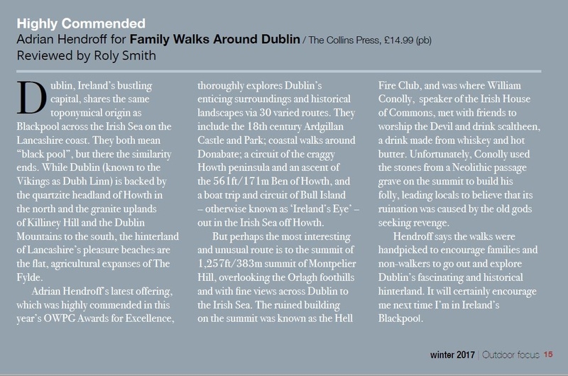 Family Walks Around Dublin review, OWPG Outdoor Focus Winter 2017