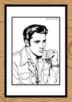 Elvis Presley Hand-Drawn Portrait by Paul Duddell 120-03-2025