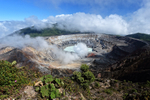 Poas Volcano crater, Costa Rica