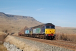 11.3.14 - 57007 & 57003 6K05 Carlisle - Crewe, Ais Gill MP260