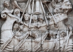 Façade, right portal relief detail, Ship of The Church