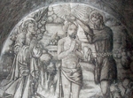 Baptistry mural, detail