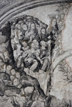 Lower cloister testera mural, detail