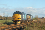 JL - 10.11.16 37605 37606 6C51 Carlisle - Heysham, Wraysholme Lane