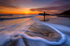 z1703 A Surfers Sunset, Grange Chine