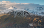 Y Lliwedd and Crib Goch, winter light